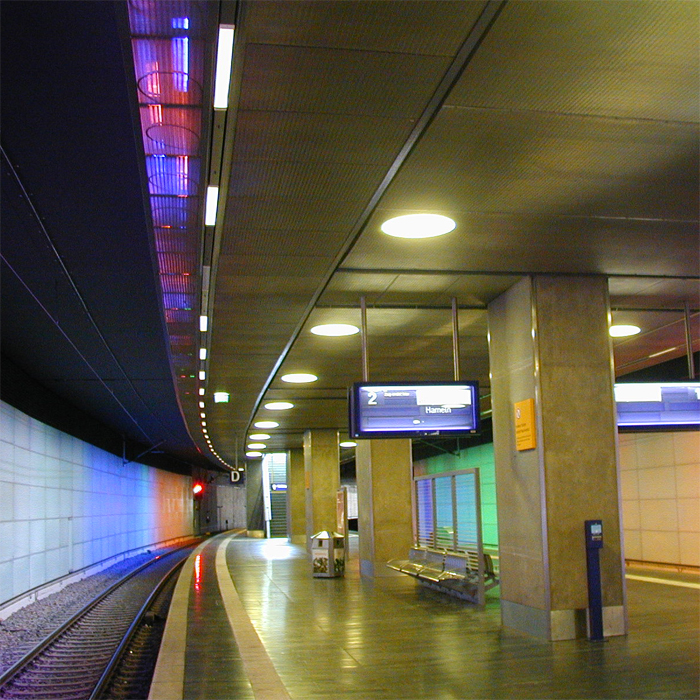 Photography of project “Subway Station Airport Hannover”