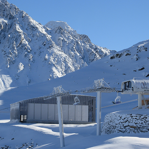 Photography of project “Ski Lift Station &#8211; Val Thorens”