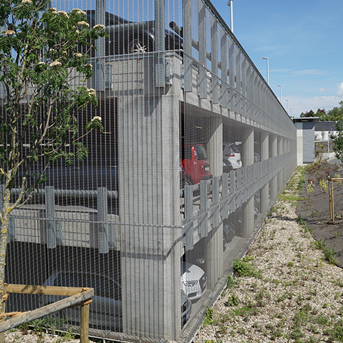 Photography of project “Car Park Hôpital Civil Marie Curie”